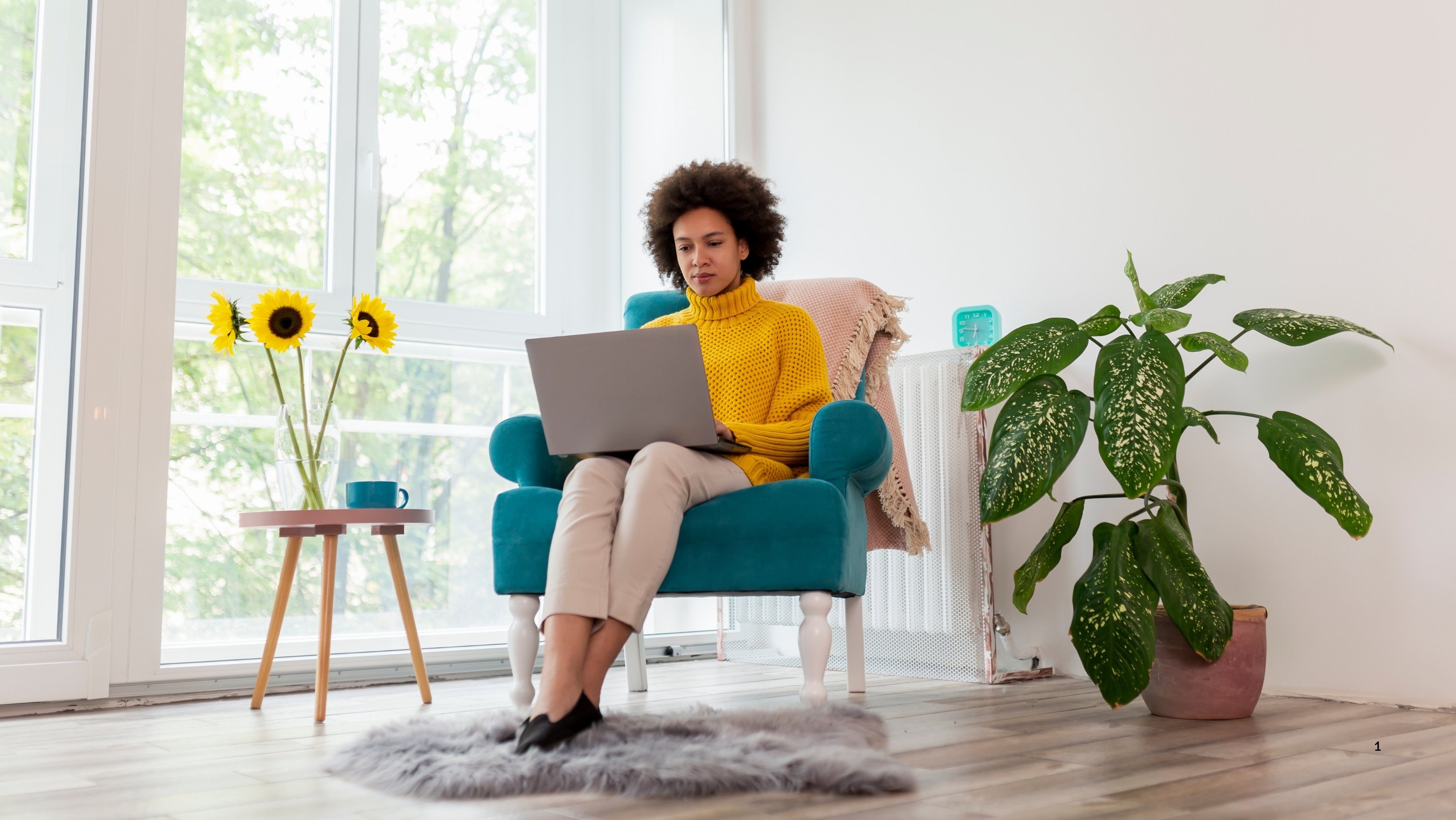 Lady Working Remote