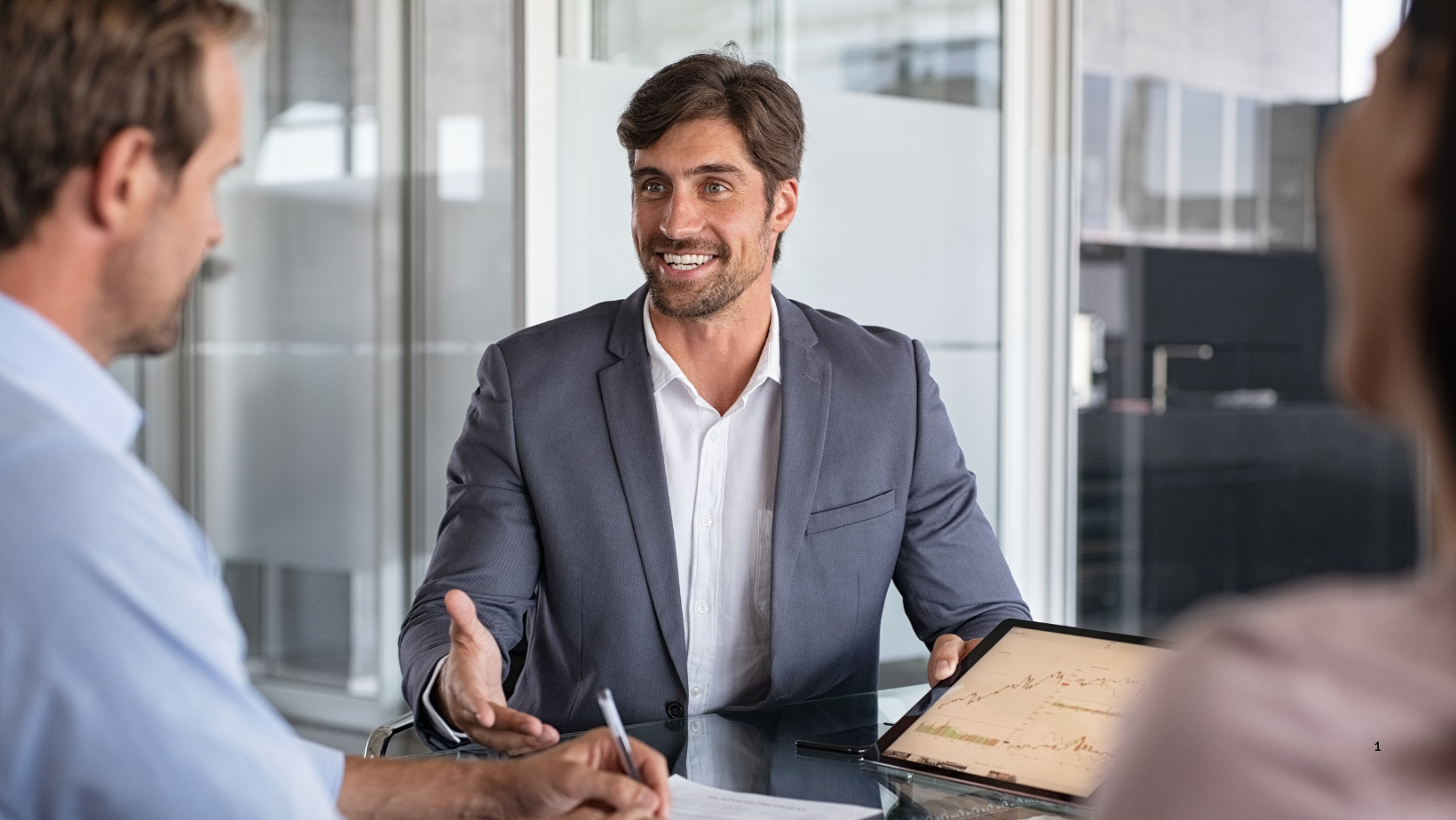 Business man consulting